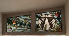2nd matching set of stained glass panels